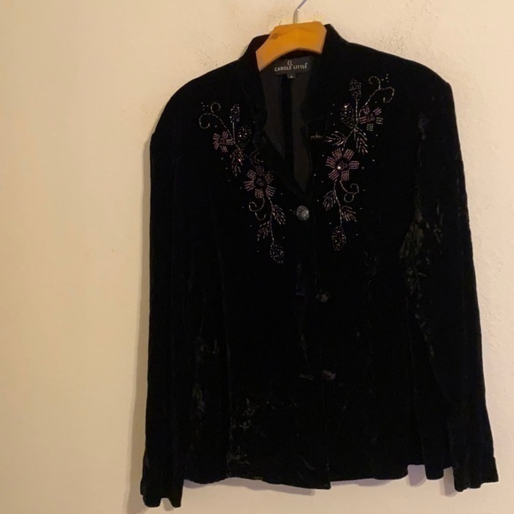 CAROLE LITTLE BLACK TOP SIZE 8